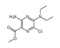 methyl 3-amino-5-(diethylamino)-6-chloropyrazinoate Structure