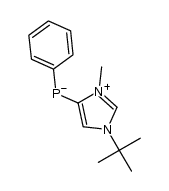 1-tert-butyl-3-methylimidazolium-4-phenylphosphanide结构式