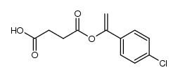 4-((1-(4-chlorophenyl)vinyl)oxy)-4-oxobutanoic acid Structure