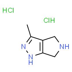 3-methyl-1H,4H,5H,6H-pyrrolo[3,4-c]pyrazole dihydrochloride Structure