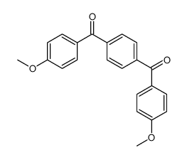 [4-(4-methoxybenzoyl)phenyl]-(4-methoxyphenyl)methanone结构式