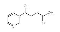 (-4-Hydroxy-4-(3-pyridyl)butanoic Acid结构式