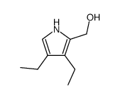 α-(Hydroxymethyl)-3,4-diethylpyrrole Structure