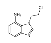 Benzimidazole,7-amino-1-(2-chloroethyl)-(8CI) structure