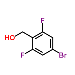 4-Bromo-2,6-difluorobenzylalcohol Structure