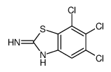 5,6,7-Trichlorobenzo[d]thiazol-2-amine结构式
