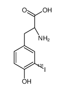 3-(131I)Iodo-L-tyrosine Structure