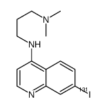 N-(7-iodanylquinolin-4-yl)-N',N'-dimethylpropane-1,3-diamine结构式