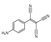 2-(4-aminophenyl)ethene-1,1,2-tricarbonitrile结构式