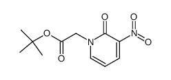 2-(3-硝基-2-氧代吡啶-1(2H)-基)乙酸叔丁酯结构式