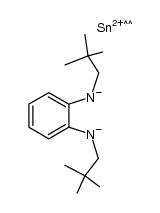 1,3-bis(neo-pentyl)-2-stannabenzimidazol-2-ylidene结构式