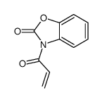3-prop-2-enoyl-1,3-benzoxazol-2-one结构式