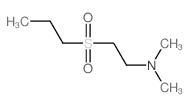 N,N-dimethyl-2-propylsulfonyl-ethanamine Structure
