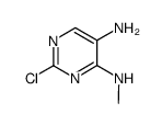 2-氯-N4-甲基嘧啶-4,5-二胺结构式