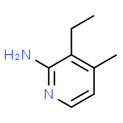 2-Pyridinamine,3-ethyl-4-methyl-(9CI) structure