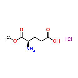 (R)-4-Amino-5-Methoxy-5-oxopentanoic acid hydrochloride Structure
