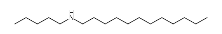 N-pentyl-N-dodecylamine结构式