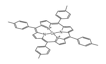 meso-Tetratolylporphyrin-Cu(II) Structure