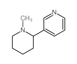 3-(1-methylpiperidin-2-yl)pyridine结构式