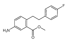 methyl 5-amino-2-[2-(4-fluorophenyl)ethyl benzoate]结构式