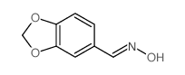 1,3-Benzodioxole-5-carboxaldehyde,oxime, [C(E)]-结构式
