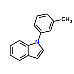 1-(3-Methylphenyl)-1H-indole Structure