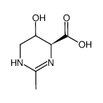 4-Pyrimidinecarboxylicacid,1,4,5,6-tetrahydro-5-hydroxy-2-methyl-,(4S)-(9CI)结构式