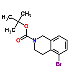TERT-BUTYL 5-BROMO-3,4-DIHYDROISOQUINOLINE-2(1H)-CARBOXYLATE picture