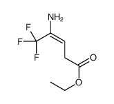 ETHYL 4-AMINO-5,5,5-TRIFLUOROPENT-3-ENOATE Structure