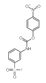 Carbanilic acid,m-(fluorosulfonyl)-, p-nitrophenyl ester (8CI) picture