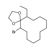 6-bromo-16-ethyl-1,4-dioxaspiro[4.11]hexadecane Structure