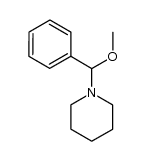1-(methoxyphenylmethyl)piperidine结构式