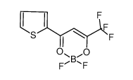 Trifluoro-l-(2-thienyl)-1,3-butanedione, 4,4,4- boron difluoride Structure