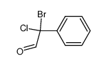 α-Phenyl-α-chlor-α-bromacetaldehyd Structure