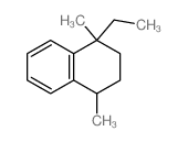 Naphthalene,1-ethyl-1,2,3,4-tetrahydro-1,4-dimethyl- Structure