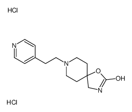 8-(2-pyridin-4-ylethyl)-1-oxa-3,8-diazaspiro[4.5]decan-2-one,dihydrochloride结构式