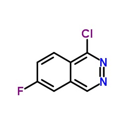 1-Chloro-6-fluorophthalazine Structure