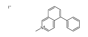 2-methyl-5-phenylisoquinolin-2-ium,iodide Structure