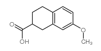 7-methoxy-1,2,3,4-tetrahydronaphthalene-2-carboxylic acid Structure