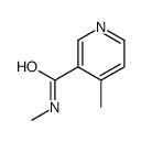 3-Pyridinecarboxamide,N,4-dimethyl-(9CI) Structure