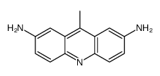 9-methylacridine-2,7-diamine structure