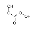 dihydroperoxy(oxo)phosphanium Structure