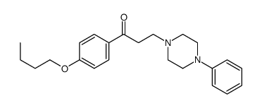 1-(4-butoxyphenyl)-3-(4-phenylpiperazin-1-yl)propan-1-one Structure