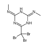 2-N,4-N-dimethyl-6-(tribromomethyl)-1,3,5-triazine-2,4-diamine Structure