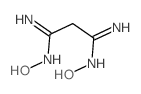 Propanediimidamide,N1,N3-dihydroxy- structure