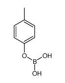 (4-methylphenoxy)boronic acid结构式