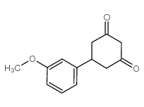 5-(3-甲氧基苯基)环己烷-1,3-二酮结构式