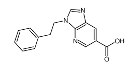 3-(2-Phenylethyl)-3H-imidazo[4,5-b]pyridine-6-carboxylic acid Structure