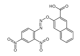 3-[(2,4-dinitrophenyl)diazenyl]oxynaphthalene-2-carboxylic acid结构式