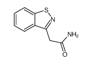 1,2-Benzisothiazole-3-acetamide structure